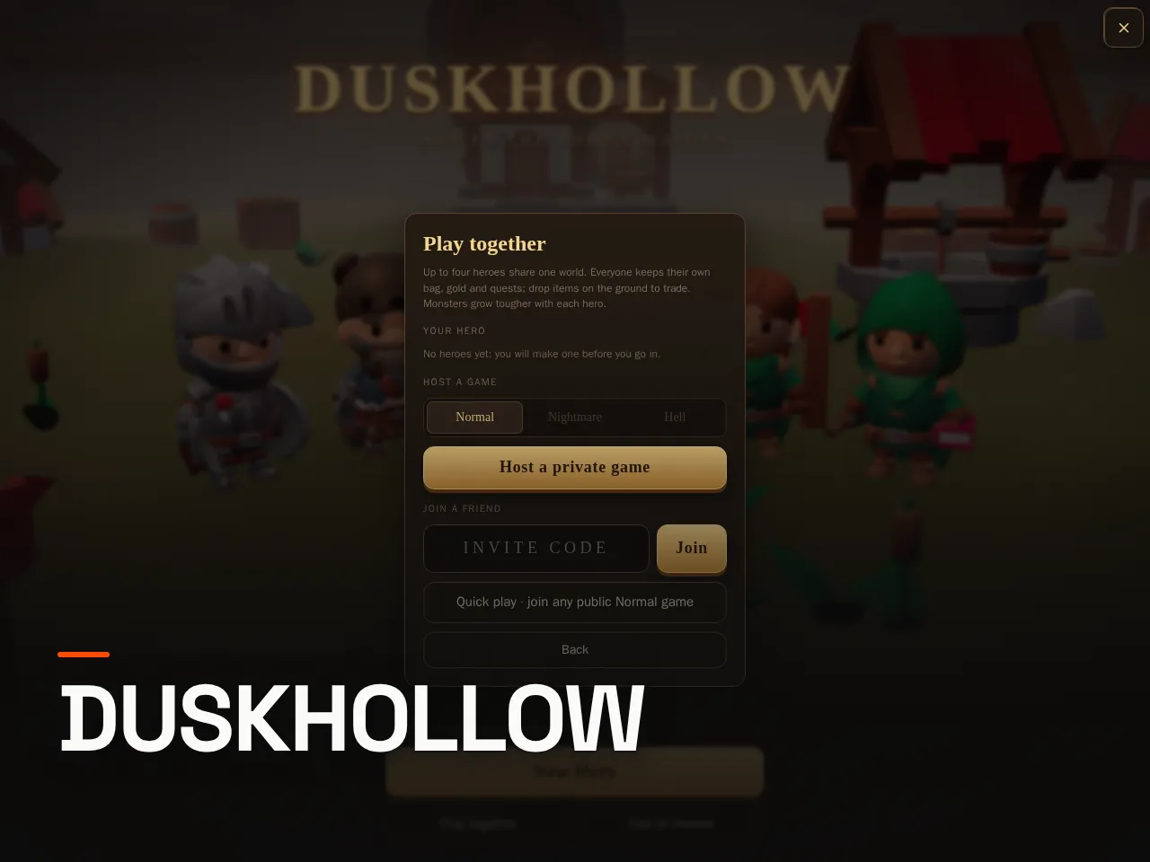 Screenshot of Duskhollow