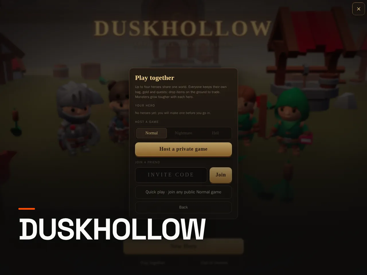 Screenshot of Duskhollow
